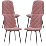 Трапезни столове HOMCOM, Комплект от 4бр 45 x 54 x 87 см - Image 5