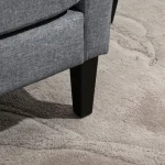 Фотьойл HOMCOM, тапициран с дървени крака, 66 x 72 x 74 см - Image 4