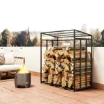 Стойка за дърва за огрев Outsunny, 300 кг, 140 x 70 x 154 см - Image 6