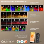 KESSER® Електрическа камина 3D, 9 цветни режима - Image 6