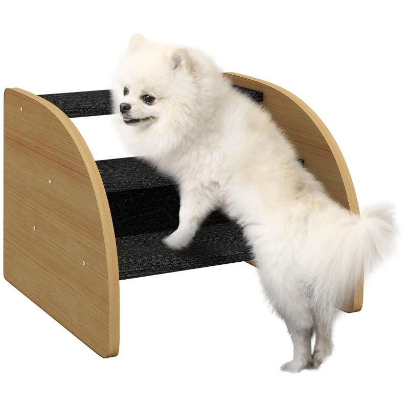 cLA97b19493b07654.jpg Стълби за кучета PawHut Pet Stairs, 38,5см x 38,5см x 30 см - Image 6