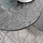 Комплект от 2 подреждащи се странични масички Outsunny - Image 7