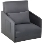 HOMCOM Разтегателен фотьойл, 70 x 76 x 77 см