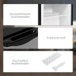 Мини фризерHOMCOM, 35 л, -14 до -24℃, 5-степенен контрол - Image 6