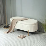 Пейка HOMCOM с капак на панти и място за съхранение - Image 3