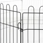 PawHut Кошара за кучета, комплект от 8 части, врата - Image 8