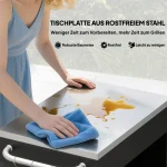 Кухненска количка HOMCOM с колелца, количка за сервиране - Image 4