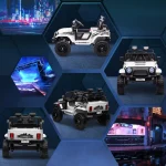 AIYAPLAY 12 V Детска кола за офроуд с двоен мотор, 3-6 г - Image 7