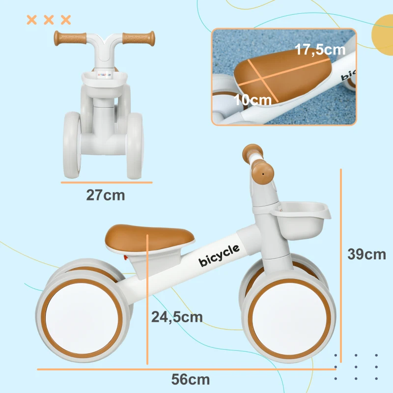 GjVfa7194947c79fc.jpg Велосипед за баланс AIYAPLAY, регулируема седалка, за 1-3 г - Image 4
