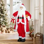 HOMCOM Дядо Коледа 1.15 м Правостоящ с подарък - Image 6
