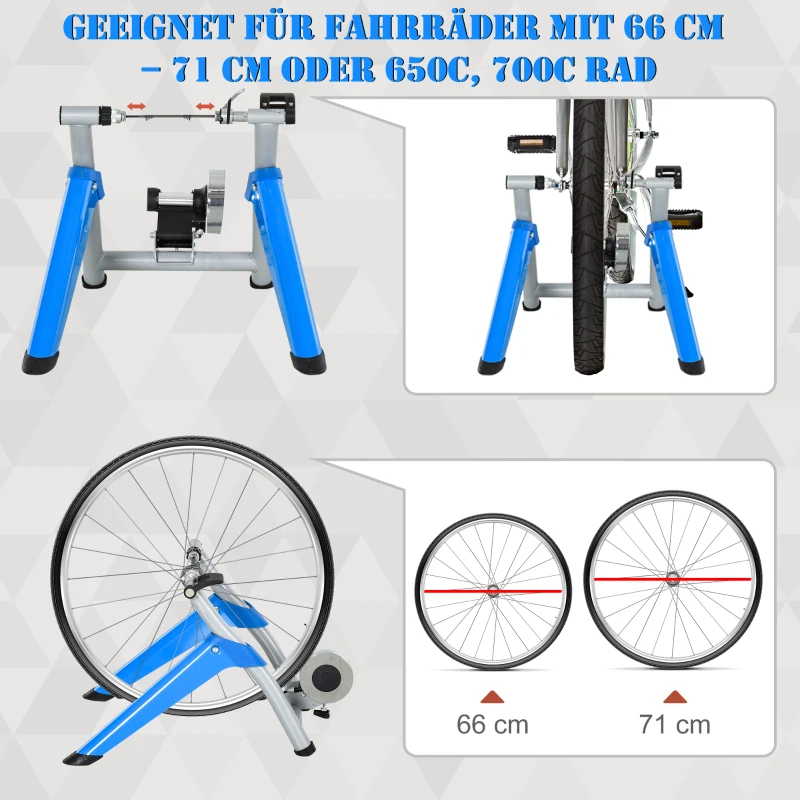 HE053e19492ba1c2d.jpg HOMCOM Ролер тренажор, 8 нива, за колела 26-29'' - Image 5