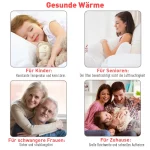 Електрическа камина HOMCOM с нагревател, с LED,600/1200W - Image 5