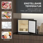 Мини фризерHOMCOM, 35 л, -14 до -24℃, 5-степенен контрол - Image 7