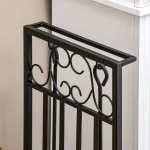 HOMCOM Стойка за дърва за огрев с инструменти за камина - Image 6