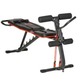 Регулируема лежанка за тежести HOMCOM с еластично въже - Image 3