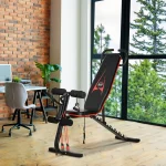 Регулируема лежанка за тежести HOMCOM с еластично въже - Image 2