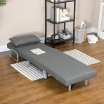 HOMCOM Разтегателен фотьойл, Трансформиращ се в легло - Image 5