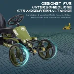 HOMCOM Картинг кола с педали и ръчна спирачка, 3+ - Image 2