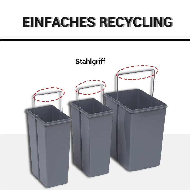 M1q70c193730567cf.jpg Конструкция за кош за боклук HOMCOM с 3 коша - Image 4