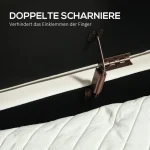 Пейка HOMCOM с капак на панти и място за съхранение - Image 5