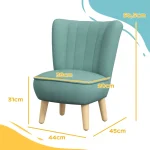 Детско кресло AIYAPLAY, кадифен, за 3-7 г, до 45 кг - Image 8