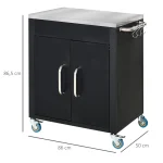 Кухненска количка HOMCOM с колелца, количка за сервиране - Image 11