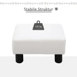 Табуретка HOMCOM с изкуствена кожа - Image 9