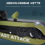 HOMCOM Картинг кола с педали и ръчна спирачка, 3+ - Image 5