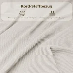 Комплект от 4 тапицирани сгъваеми стола HOMCOM - Image 8