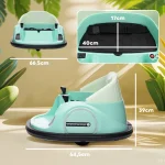 AIYAPLAY Детска електрическа кола, въртене на 360° - Image 10