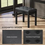 Пейка за пиано HOMCOM, място за съхранение - Image 10