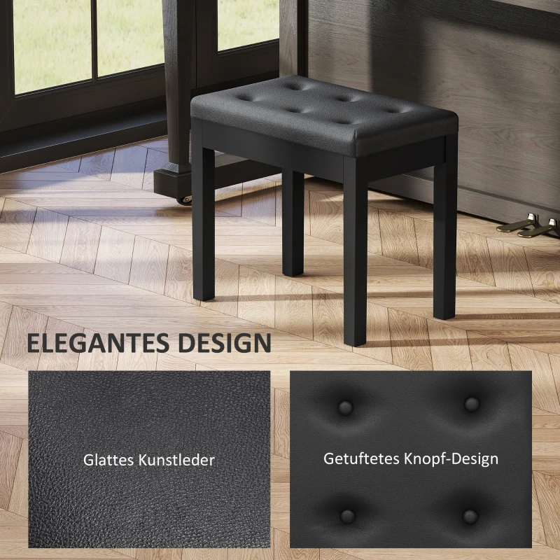 ZEl7ea196650fb4b9.jpg Пейка за пиано HOMCOM, място за съхранение - Image 10