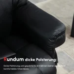 HOMCOM Релаксиращ фотьойл с табуретка - Image 10