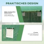 Оранжерия Outsunny с прозорец, врата 300x100x200 см - Image 11