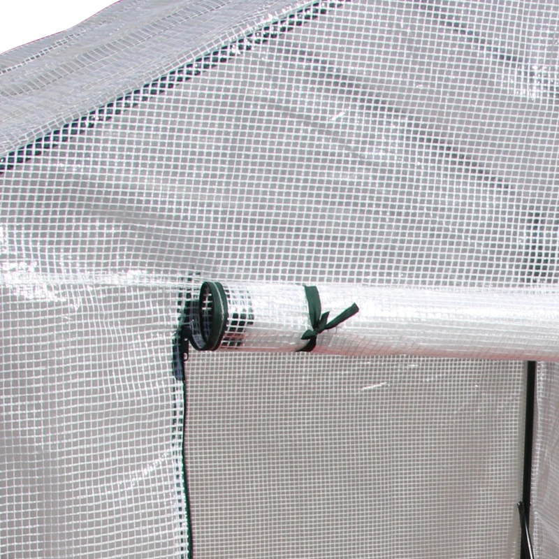 3f3c2c19492d718ea.jpg Оранжерия Outsunny с 4 рафта, студена рамка с врати с цип - Image 5