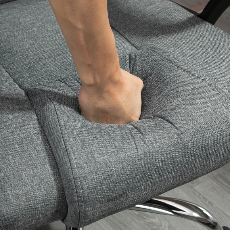 47rfc9196d31f81ba.jpg Офис стол Vinsetto, с люлееща се функция, ергономичен - Image 7