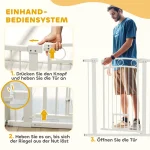 PawHut Врата за домашни любимци с височина 106 см - Image 3