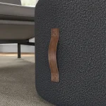 Табуретка HOMCOM, табуретка за крака с модерен дизайн - Image 6