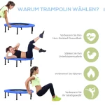 HOMCOM Мини фитнес батут Ø91 x 22.5H см - Image 3