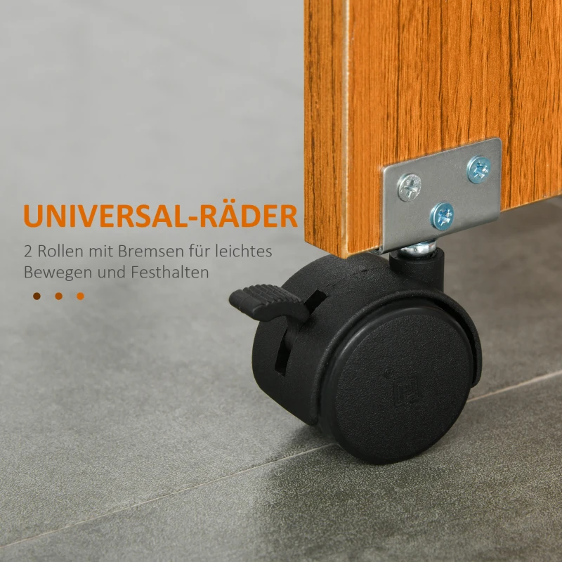 DyP12b1949394cfe3.jpg Разтегателна трапезна маса HOMCOM, 120см x 80см x 73см - Image 6