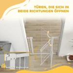 PawHut Врата за домашни любимци с височина 106 см - Image 5