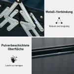 Кутия за инструменти DURHAND, сгъваема, 56 x 20 x 41 см - Image 5