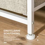 HOMCOM Скрин с чекмеджета, 7 сгъваеми чекмеджета от плат - Image 5