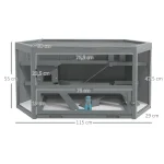 Клетка за хамстери PawHut, 3 нива, подвижна тава - Image 6