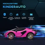Детска електрическа кола HOMCOM, Lamborghini, 3-5 км/ч - Image 12