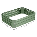 Повдигнато градинско легло Outsunny 120 x 90 x 30 см - Image 6