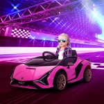 Детска електрическа кола HOMCOM, Lamborghini, 3-5 км/ч - Image 2