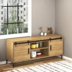 Комплект за плъзгаща се врата HOMCOM 200 см - Image 3