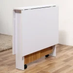 Разтегателна трапезна маса HOMCOM, 120см x 80см x 73см - Image 9