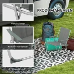 Сгъваеми 4 градински стола Outsunny, 53 см x 54 см x 76 см - Image 6